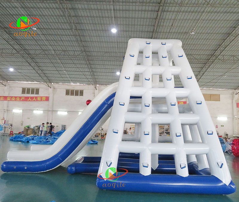 Aoqile Diapositiva de agua personalizada de alta calidad para el parque acuático al aire libre Instalaciones de diversión de agua para eventos