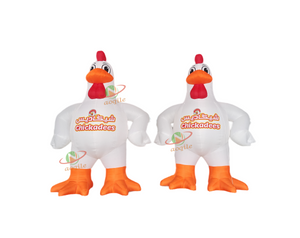 Aoqile 2025 Venta caliente Muñeca en forma de pollo inflable para el evento
