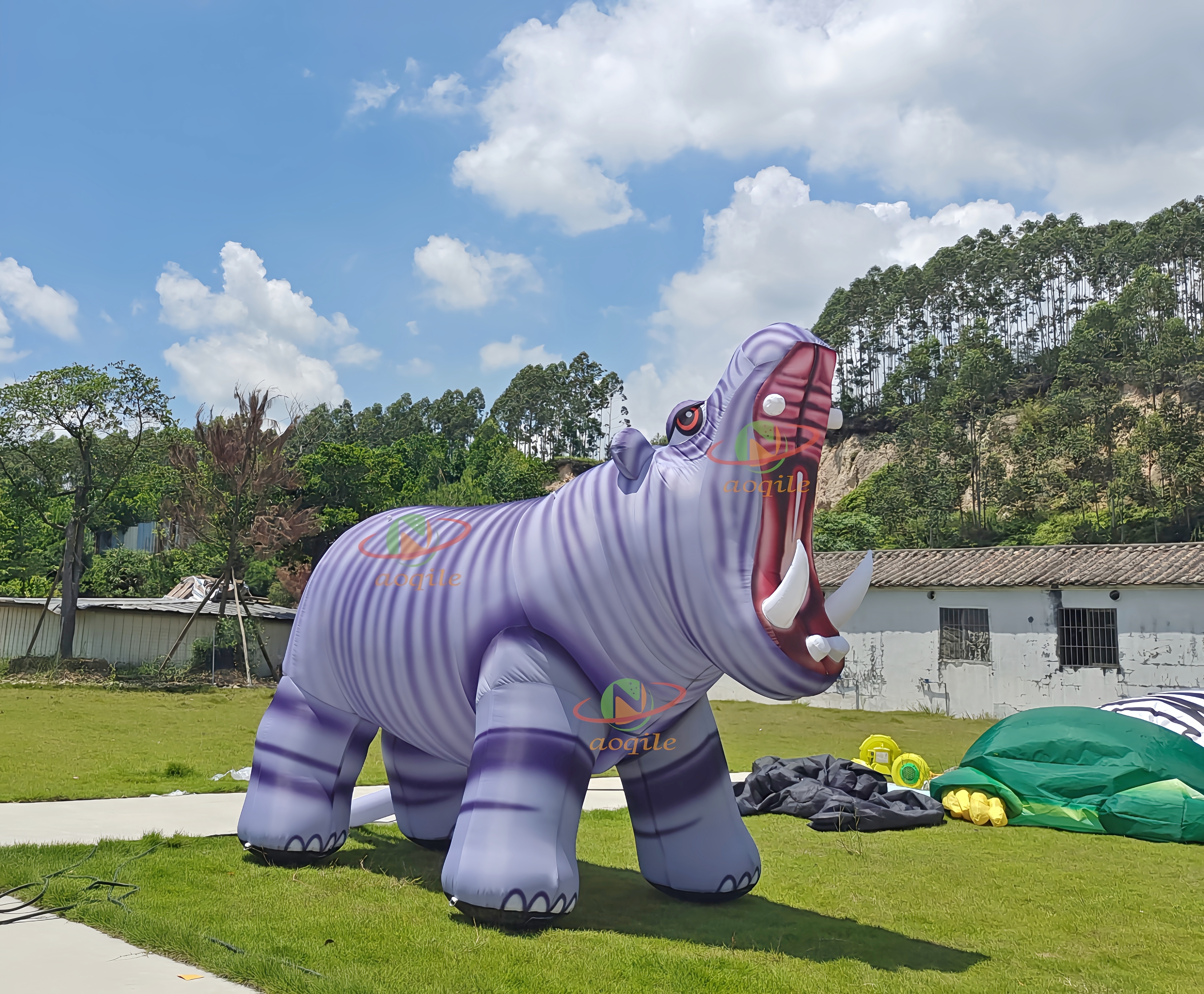 Desfile de mascota de dinosaurio inflable, animales inflables grandes, modelo de dinosaurio para decoración de halloween