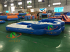 Equipo inflable de agua de verano, respaldo, plataforma de isla flotante de ocio, muelle, salones inflables, sofá, barco