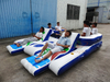 Isla flotante inflable de alta calidad, salón de atracciones acuáticas, barco, sofá inflable de ocio, silla