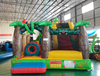 Aoqile-trampolín inflable con tema de jungla, alta calidad, estampados de animales de PVC duraderos para eventos