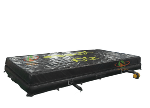 Aoqile Base estable simulada de madera de buceo inflable portátil para competencia deportiva de fitness acuático para eventos