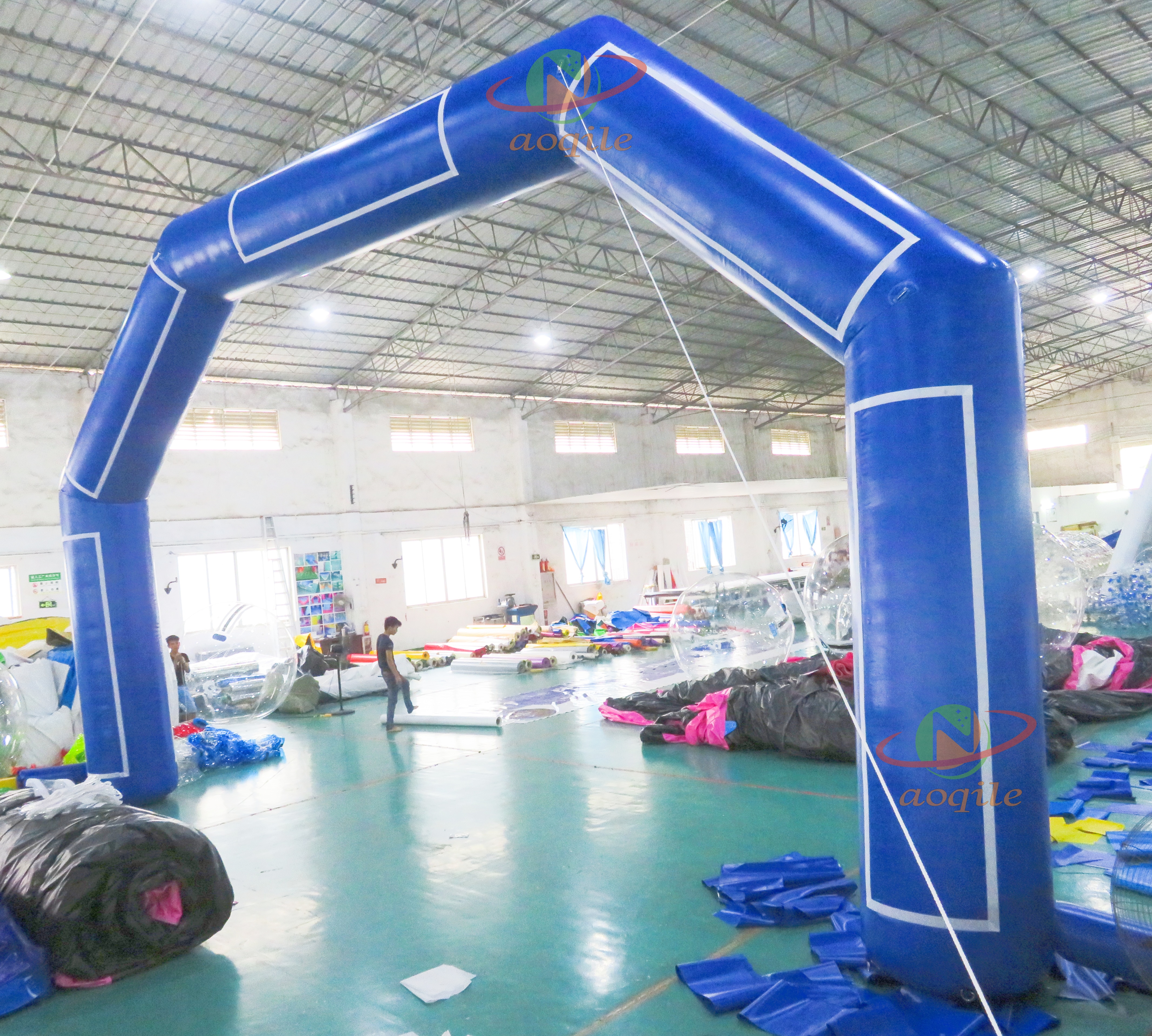 Arco inflable al aire libre personalizado comercial, inicio, final, deportes, evento inflable, arco publicitario