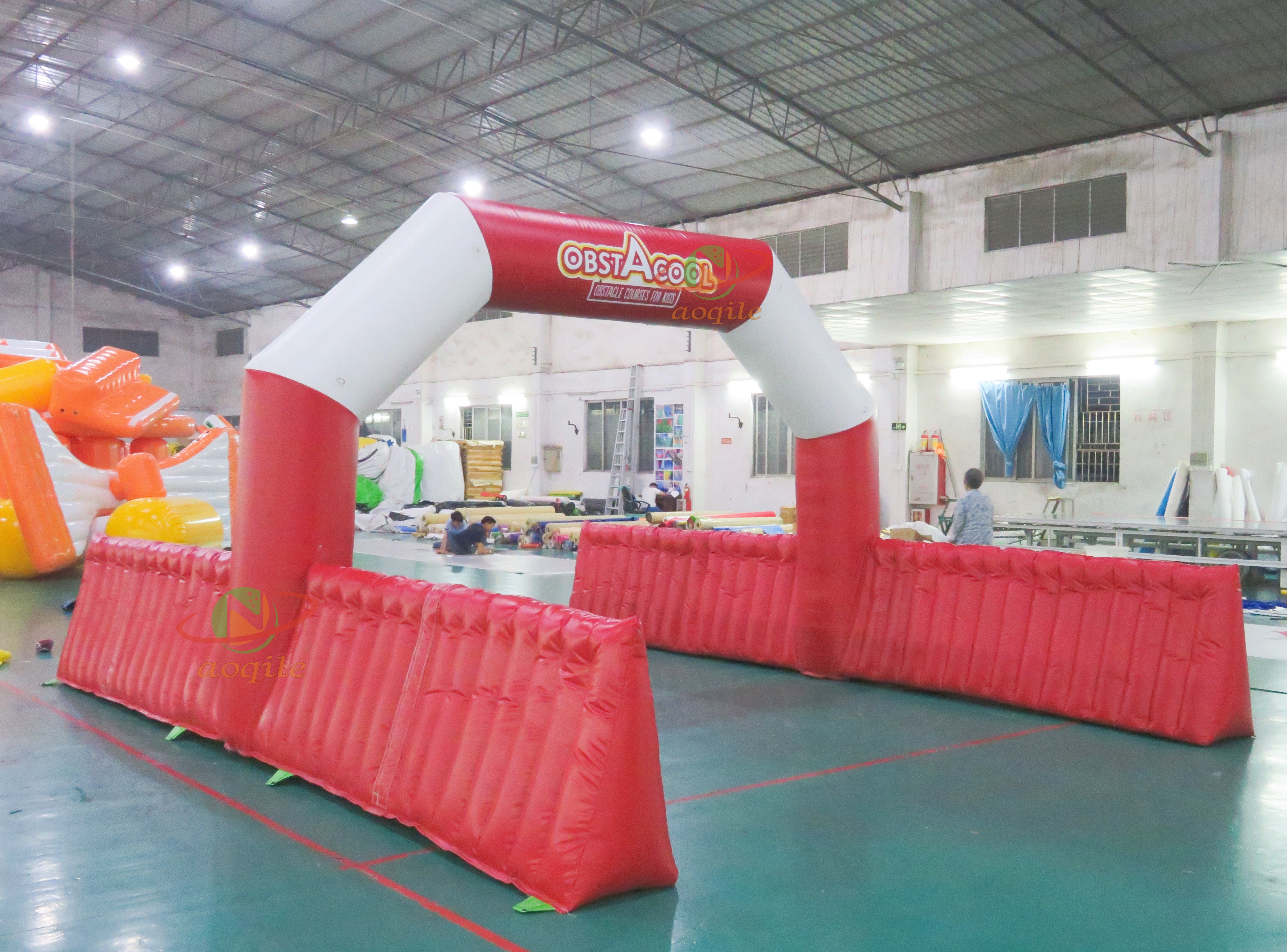 Venta caliente evento deportivo arco publicitario inflable línea de salida arco inflable de competición