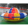 Barco inflable remolcable del disco del Pvc del entretenimiento del mar del barco de Saturno del agua inflable durable