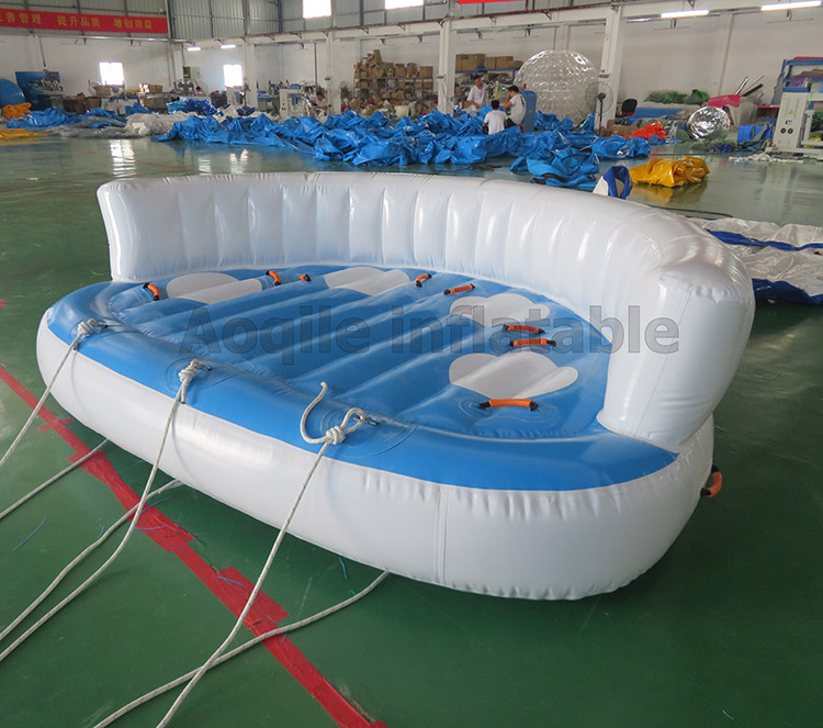 Sofá flotante inflable, pez volador, juegos de deportes acuáticos, barco Banana, equipo remolcable de esquí acuático