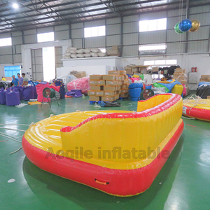 Barco de agua Crazy Disco personalizado para adultos, ufo volador inflable, esquí acuático remolcable