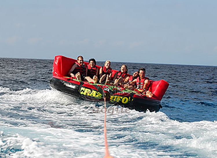 El barco inflable del sofá volador de nuevo diseño se puede remolcar para deportes inflables de peces voladores