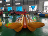 Barco banana inflable de dos filas a la venta material de pvc