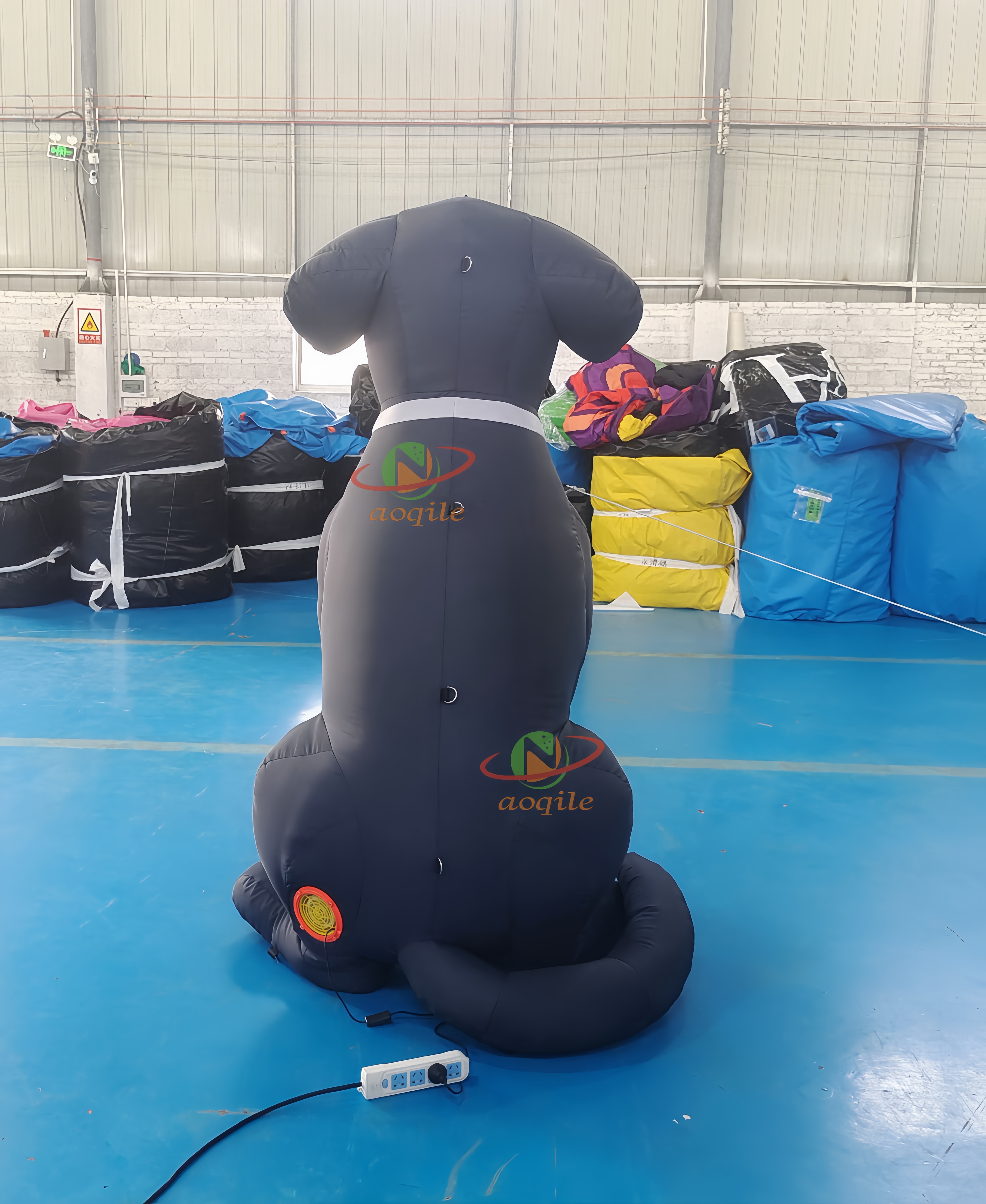 Perro inflable gigante personalizado/modelo de perro cachorro inflable de dibujos animados grandes para publicidad