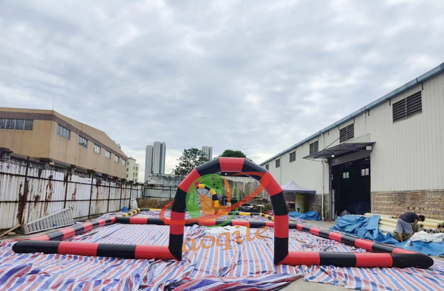 Aoqile al aire libre parque acuático deportes acuáticos grandes bordes de actividad de piscina para eventos