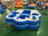 Equipo inflable de agua de verano, respaldo, plataforma de isla flotante de ocio, muelle, salones inflables, sofá, barco