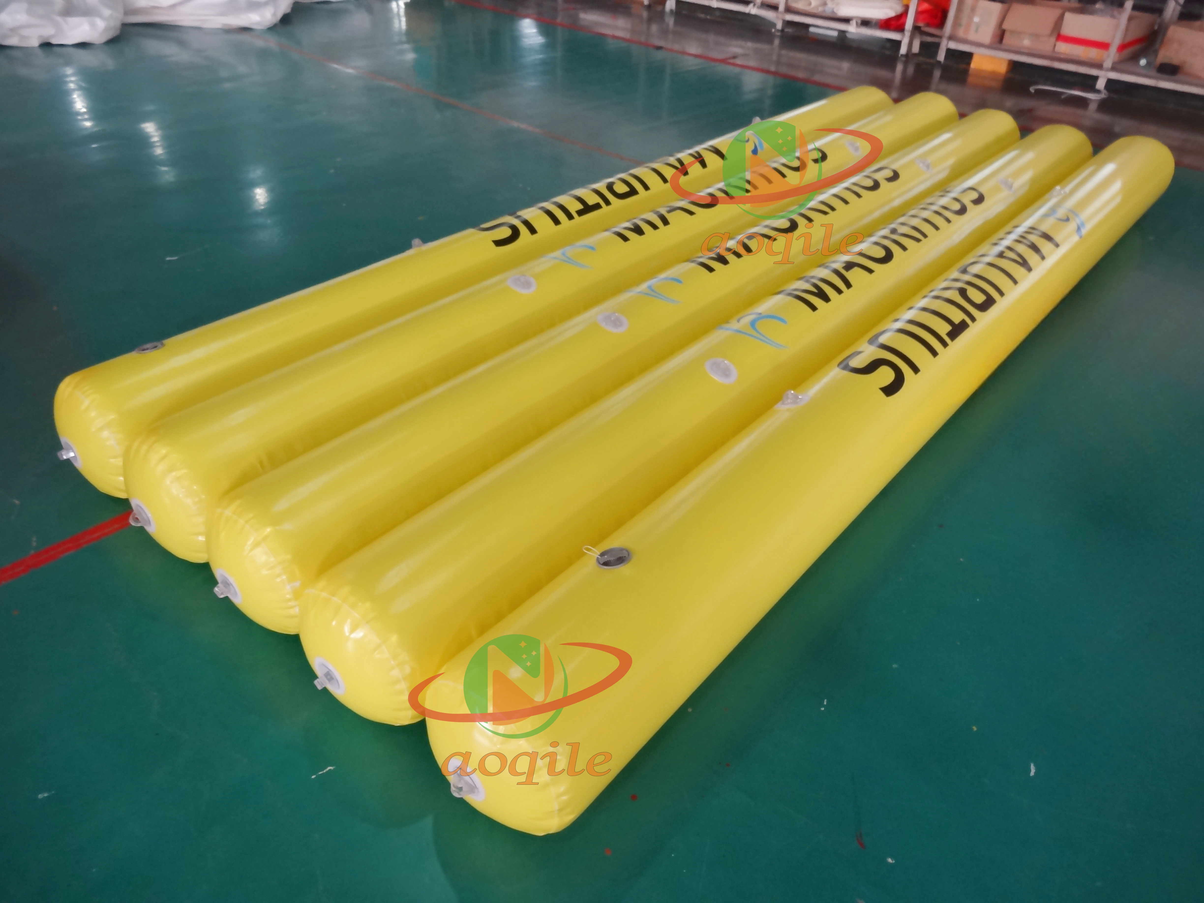 Boya inflable del marcador de las boyas flotantes inflables de las boyas del tubo para la carrera de la natación del agua