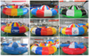 Inflable giratorio Gyro UFO remolcable isla flotante agua inflable Disco barco