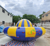 Barco inflable de alta calidad con forma de plátano, pez volador, OVNI inflable, barco de discoteca, equipo de juego acuático