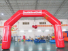 Arco de entrada inflable personalizado para exteriores, arco de línea de meta de inicio de carrera, puerta inflable para publicidad de eventos