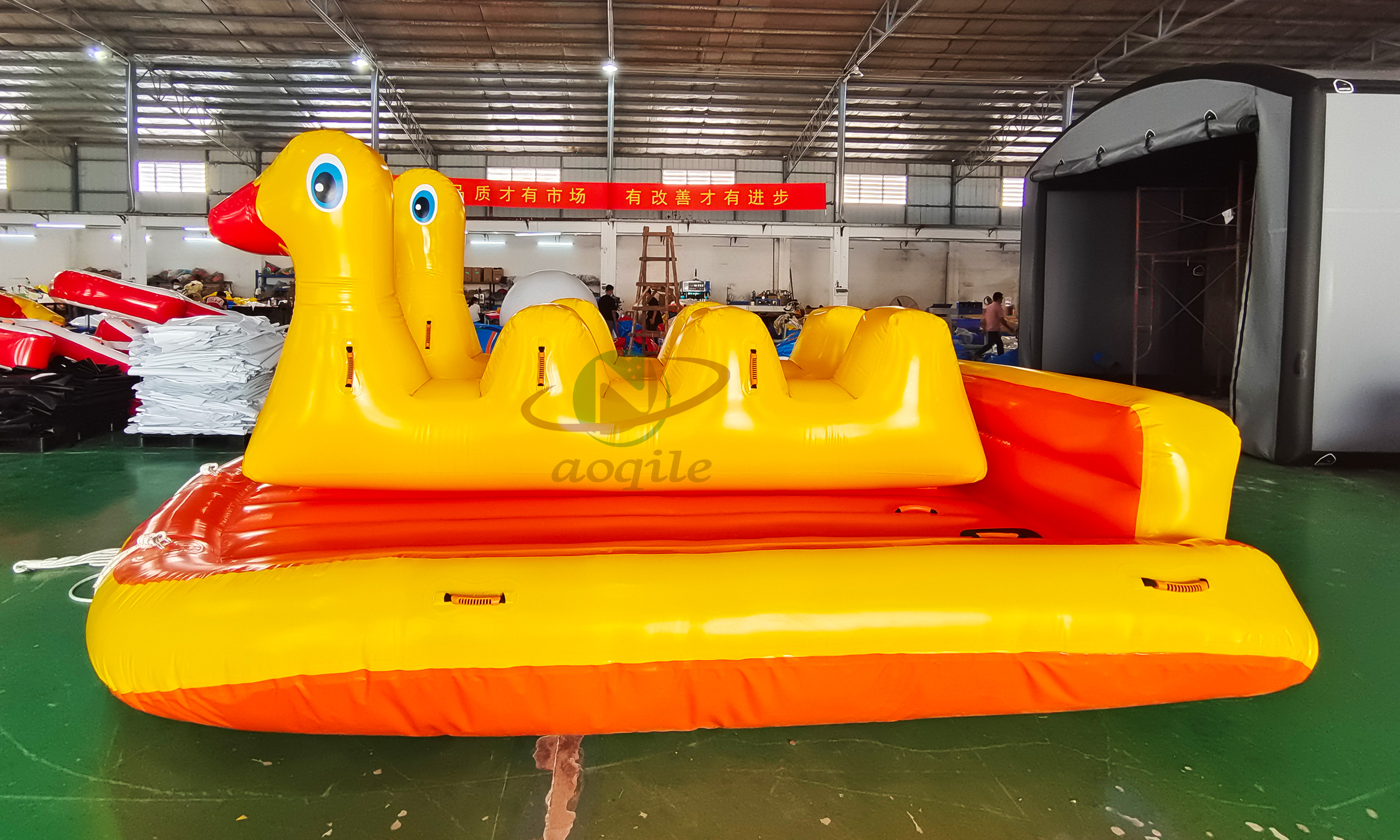 Atentables de pato inflable de Aoqile Water Park inflable para eventos