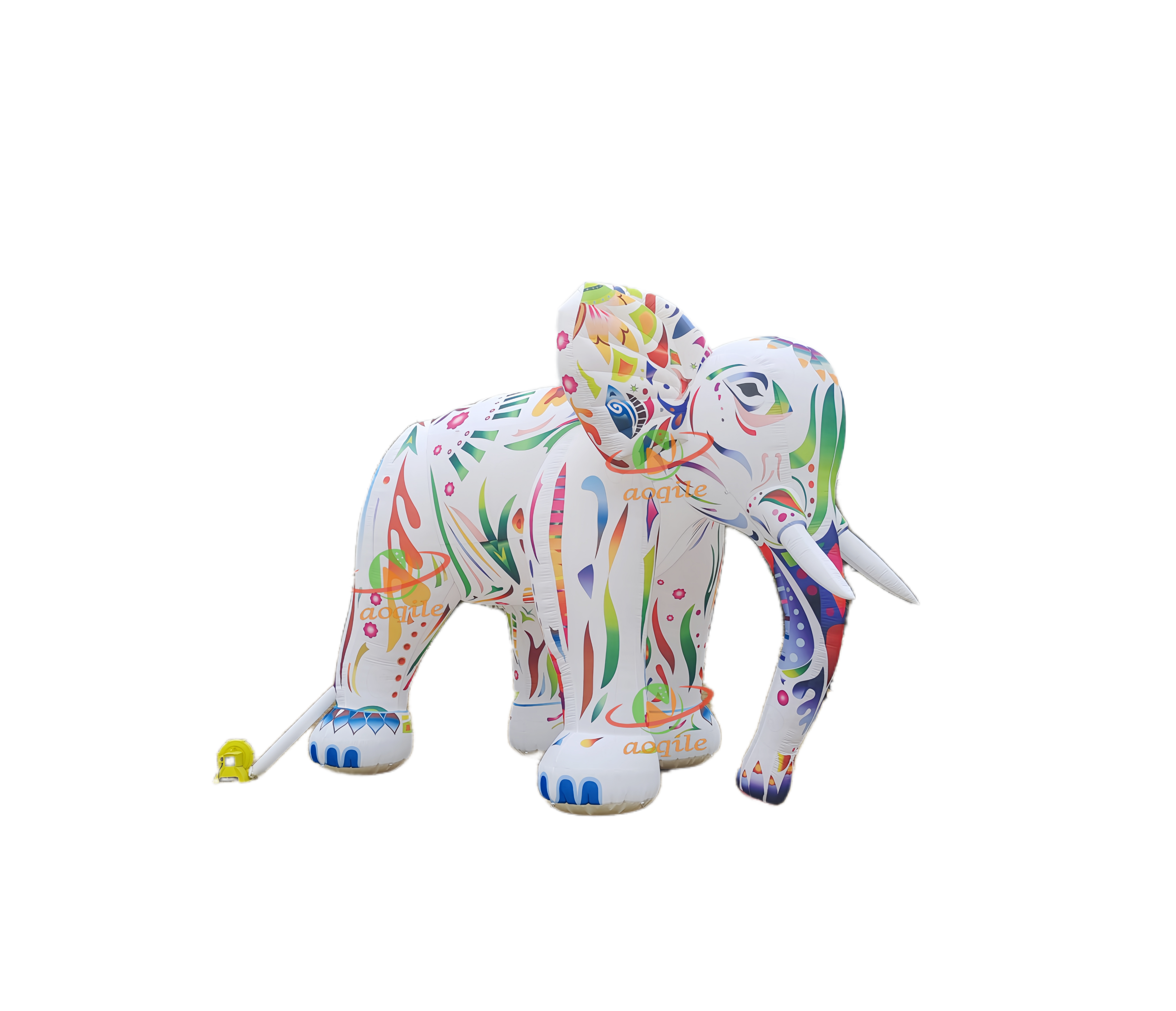 Aoqile publicidad inflable PVC mascota de dibujos animados logotipo personalizado para marketing para eventos