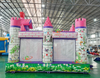 Parque acuático inflable grande hecho a medida para interiores y exteriores de alta calidad con tema de Castillo de princesa