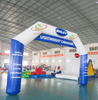 Venta directa de fábrica, punto de partida y línea de meta, arco inflable para competición deportiva, arco publicitario personalizado