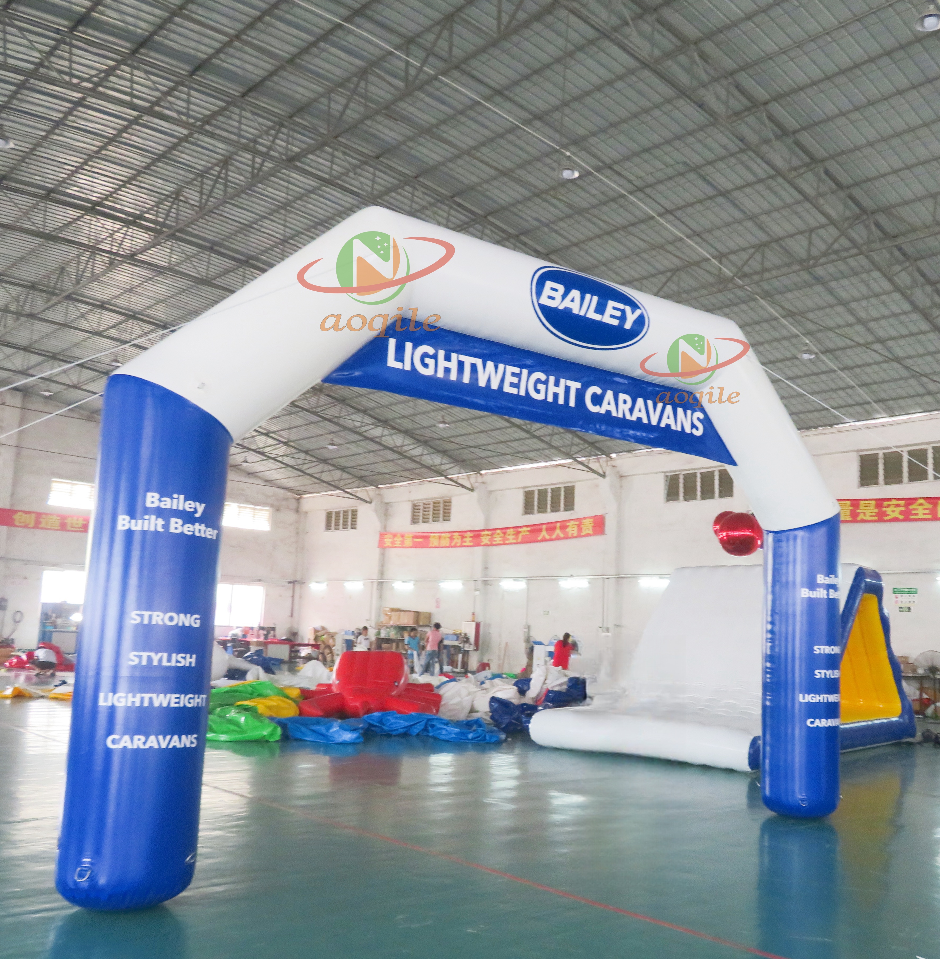 Venta directa de fábrica, punto de partida y línea de meta, arco inflable para competición deportiva, arco publicitario personalizado
