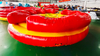 Seguridad hermética flotante inflable mar remolcable estimular el juego de agua 8 personas esquí acuático sofá remolcable barco