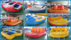 Sofá inflable de alta calidad, pez volador, deportes acuáticos, equipo inflable para parque acuático para adultos y niños