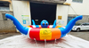 Nuevo Divertido barco inflable inflable con forma de pez volador, agua flotante, juego de pulpo, Disco,