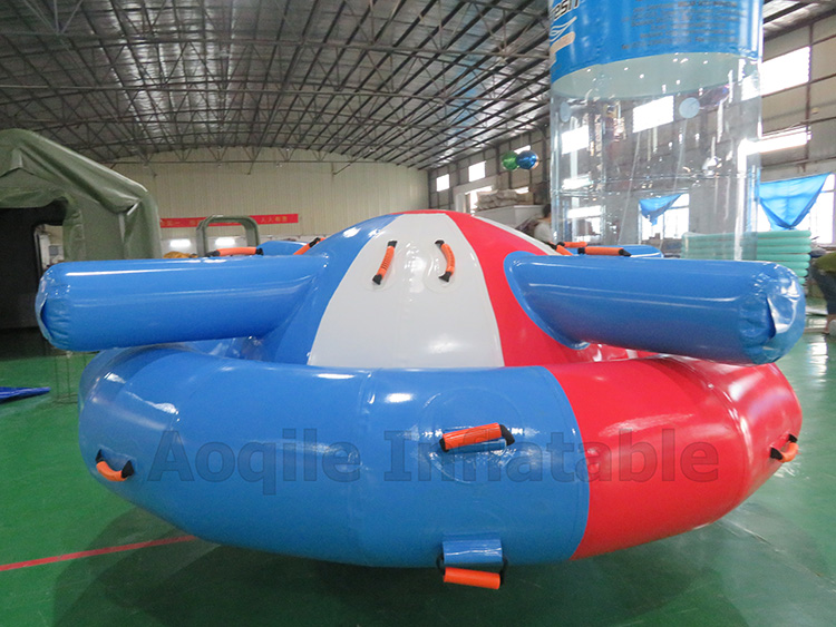 Barco inflable giratorio para discoteca, para deportes acuáticos, remolcable, OVNI volador