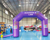 Arco inflable personalizado comercial, arco inflable para publicidad de eventos, arco portátil deportivo