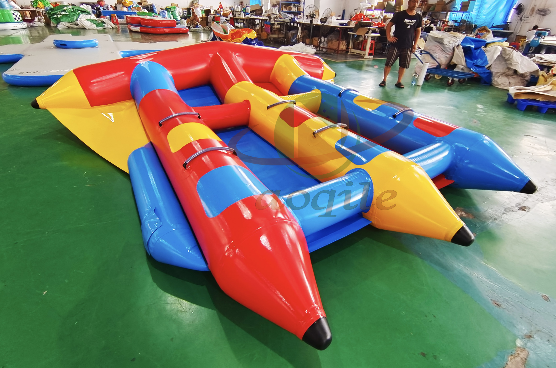 Equipo de deporte acuático, pez volador inflable, barco tipo plátano, esquí acuático remolcable, gran oferta