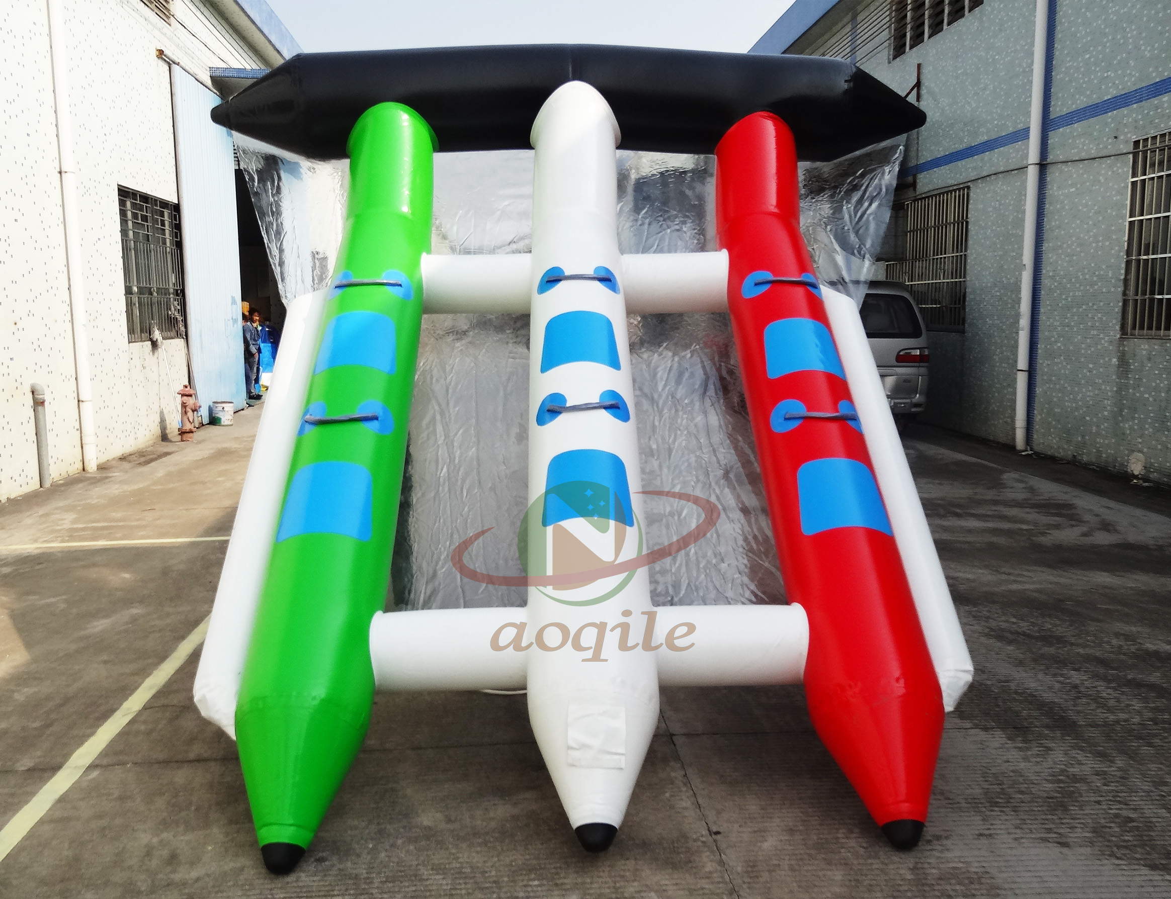 Equipo de deportes acuáticos populares, inflable de PVC, pez volador, tubo remolcable, barco tipo Banana, tubos remolcables, barcos Jet Ski