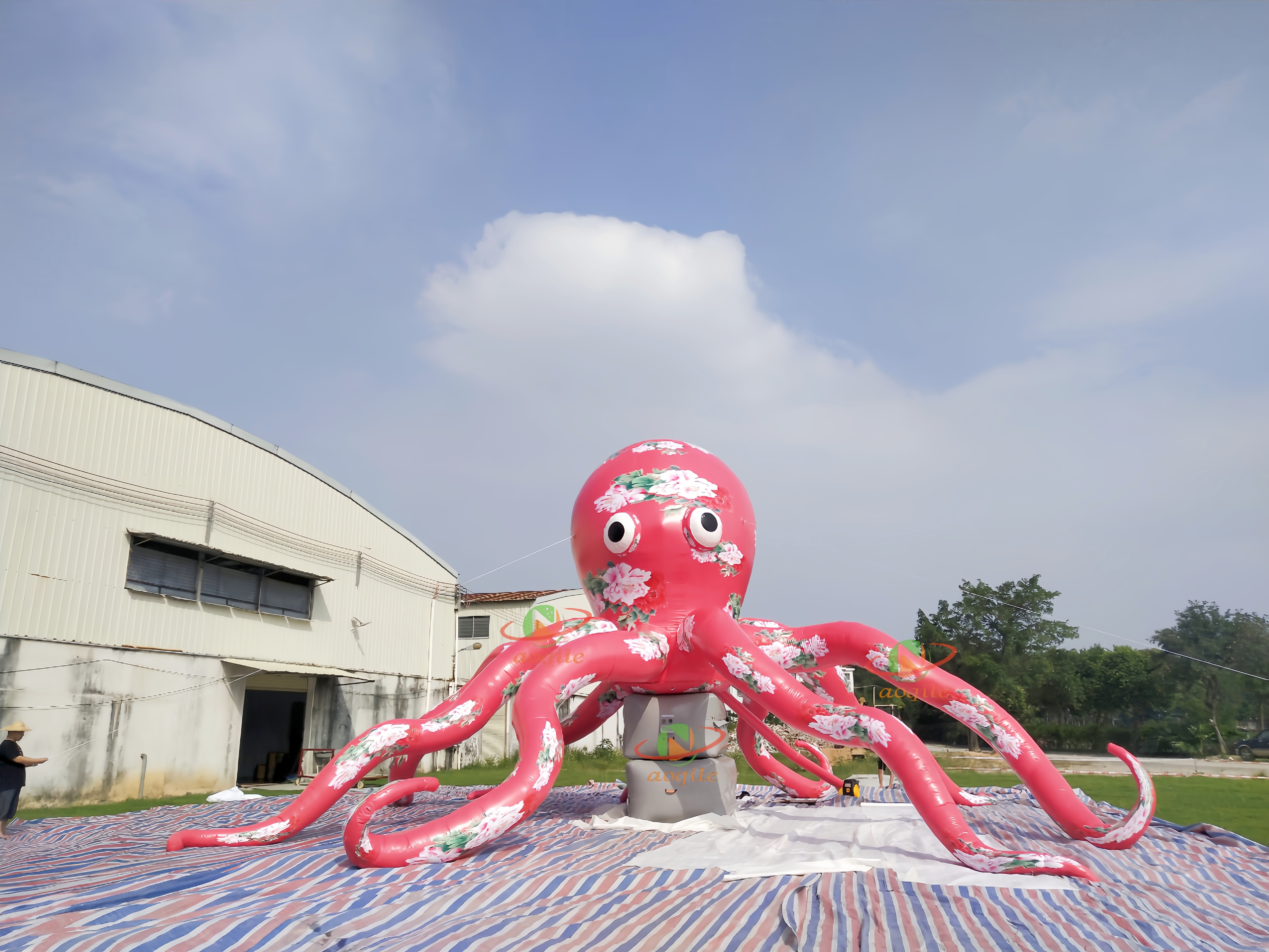 Tentáculos de pulpo inflables gigantes, decoración de Halloween, tentáculos inflables para publicidad