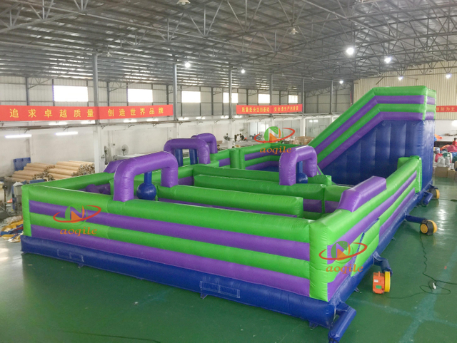 Aoqile Parque acuático inflable gigante Diseño seguro para niños Adultos para parques acuáticos Resorts Actividades de festivales comunitarios para eventos