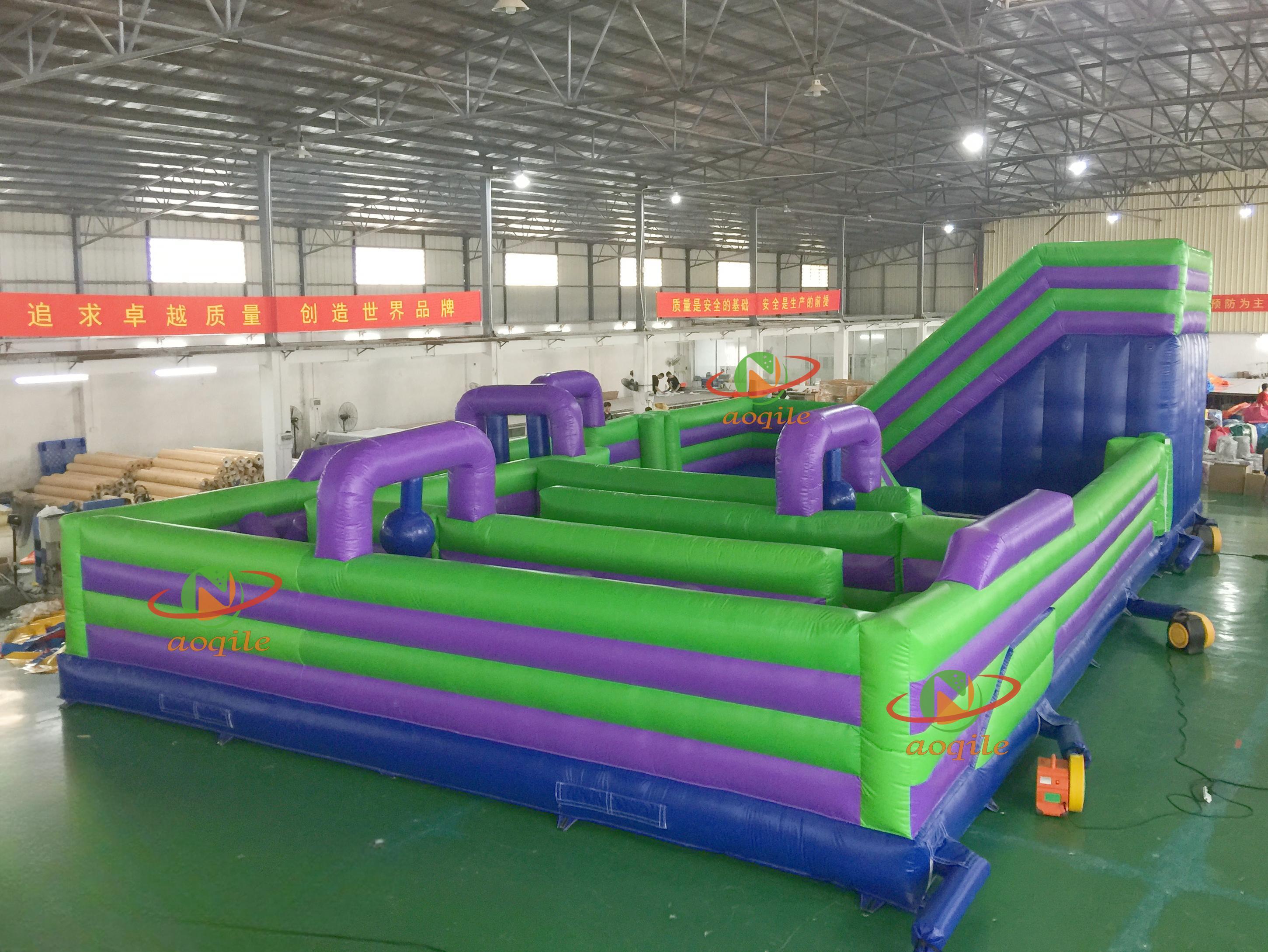 Aoqile Parque acuático inflable gigante Diseño seguro para niños Adultos para parques acuáticos Resorts Actividades de festivales comunitarios para eventos