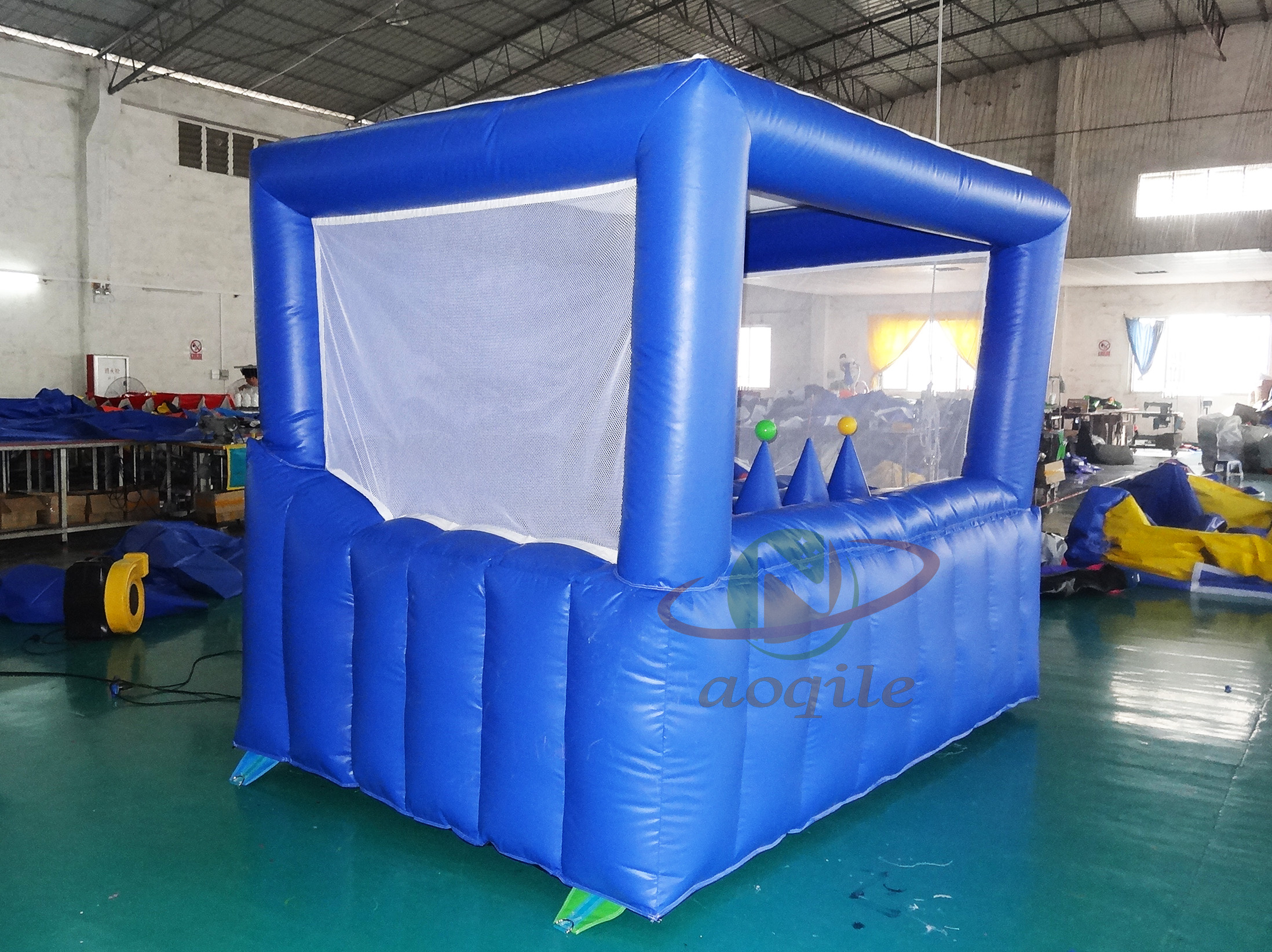 Aoqile Objetivo de Entretenimiento Inflable portátil para niños Inflado rápido para Fiestas de cumpleaños Juegos Escolares Eventos para Eventos