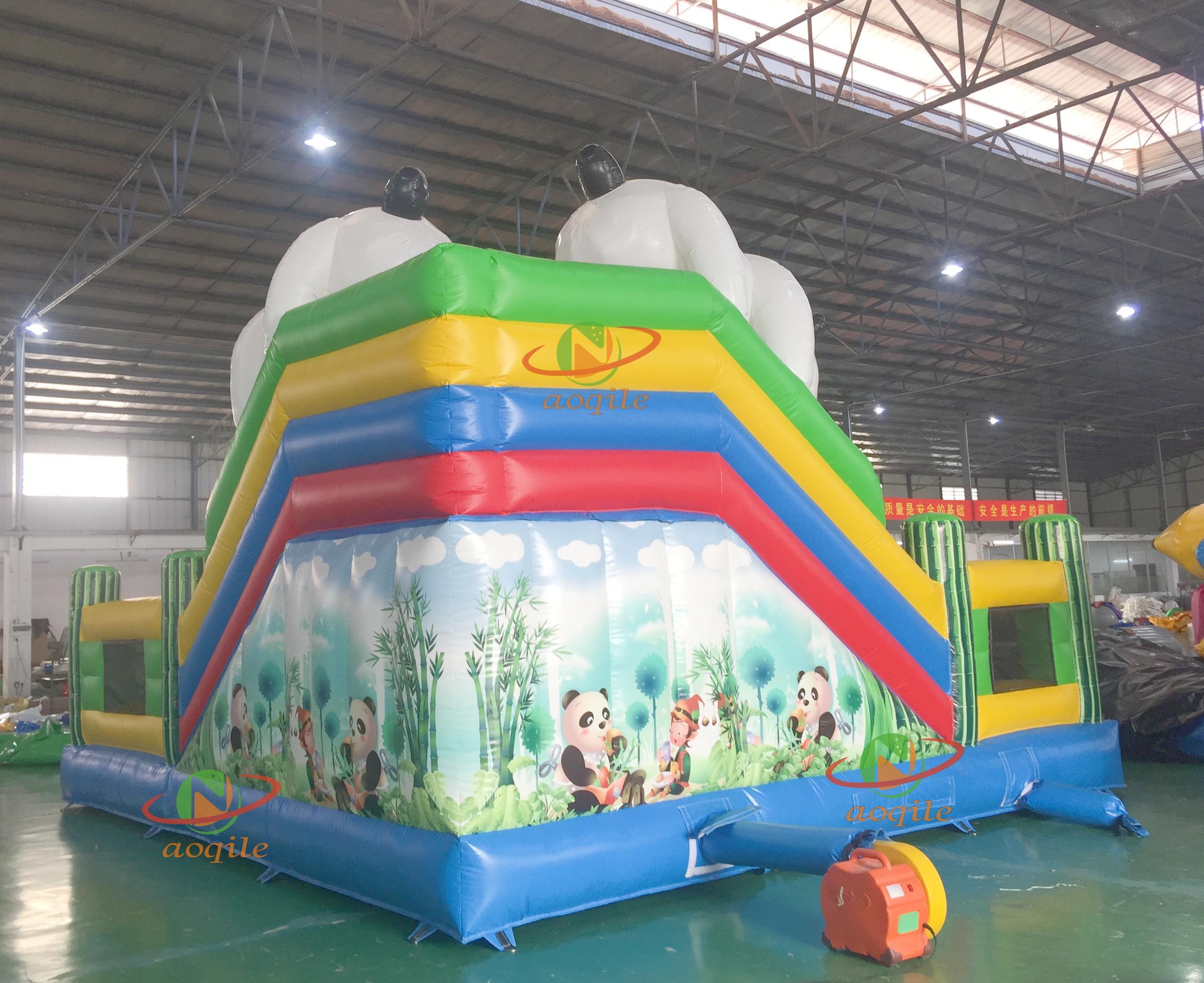 Estilo lindo de la panda del parque acuático inflable personalizado de alta calidad