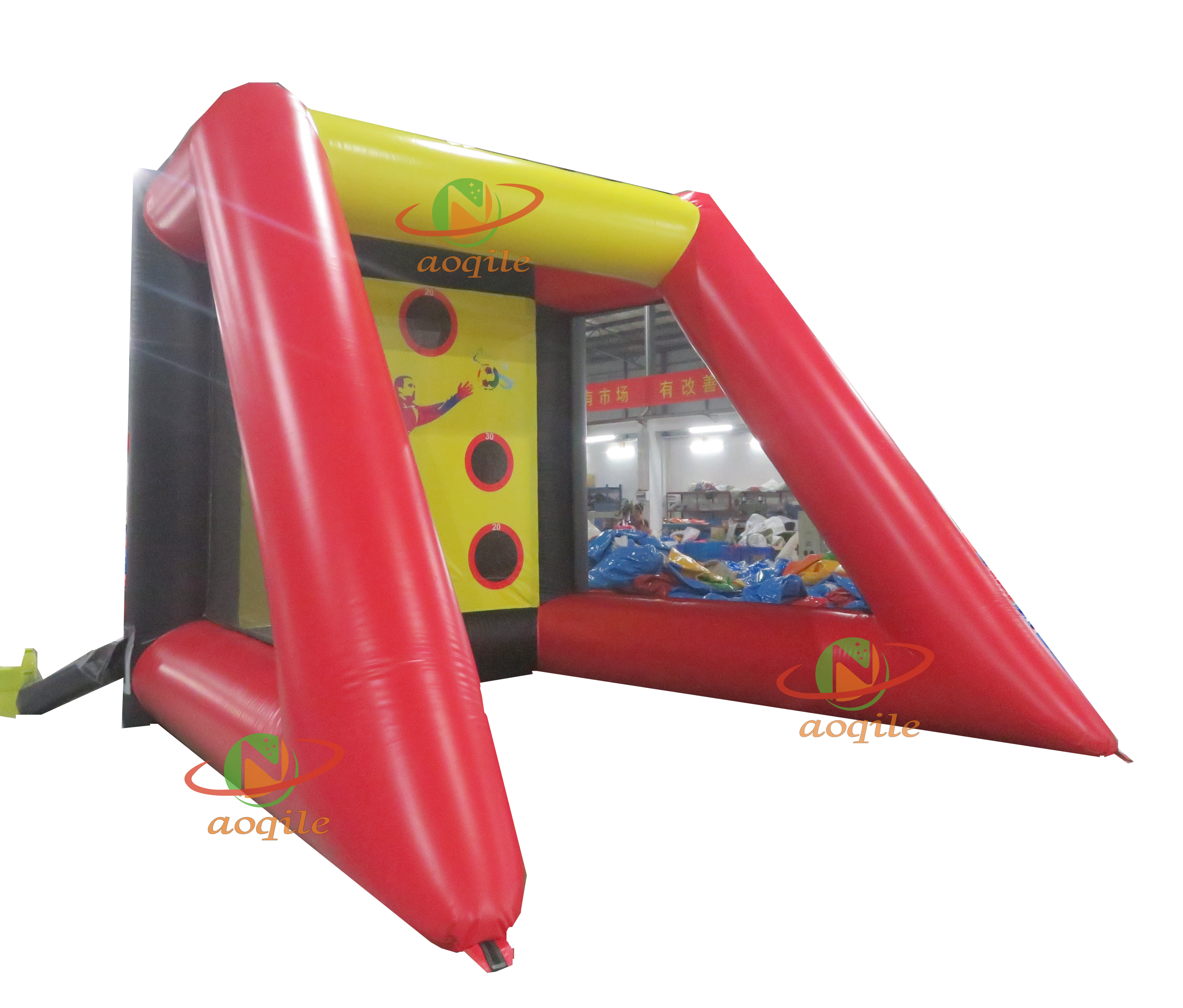 Marco de fútbol inflable personalizado de alta calidad