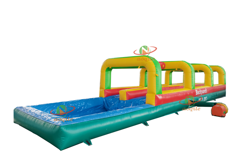 Tobogán acuático inflable interior y exterior de alta calidad con piscina