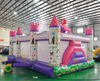 Parque acuático inflable grande hecho a medida para interiores y exteriores de alta calidad con tema de Castillo de princesa