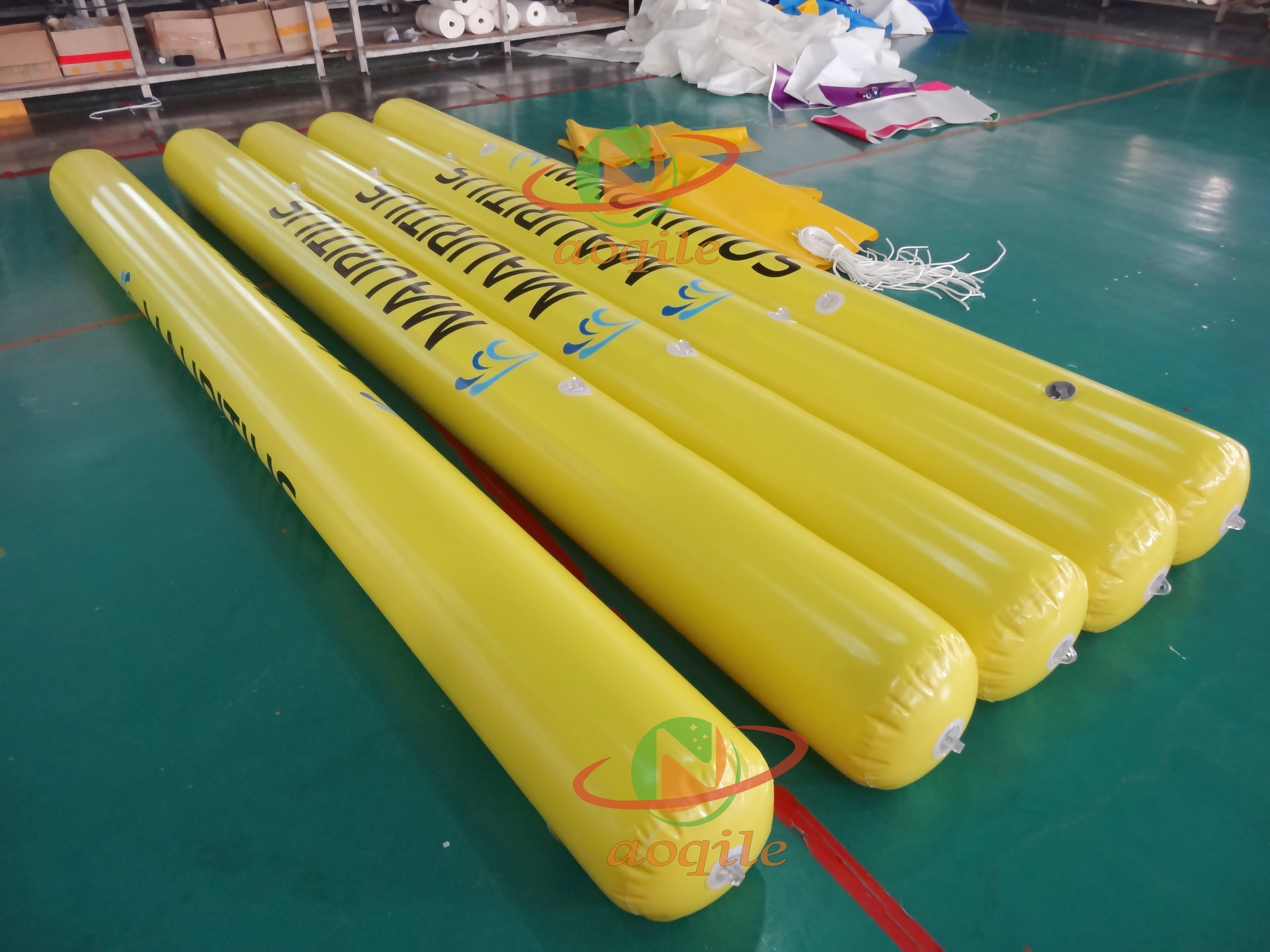 Boya inflable del marcador de las boyas flotantes inflables de las boyas del tubo para la carrera de la natación del agua