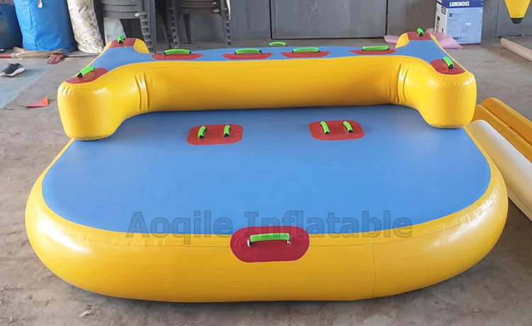 Sofá inflable remolcable de pez volador para juegos de deportes acuáticos de verano de alta calidad