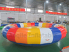 Barco inflable colorido remolcable comercial del disco del agua del donut del balanceo de la venta caliente