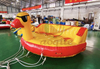 Lindo pato amarillo forma inflable piscina agua fiesta niños juguete pontón portátil esquí acuático remolcable