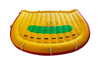 Sofá inflable flotante loco inflable para montar, remolcable para surf, botes remolcables inflables voladores