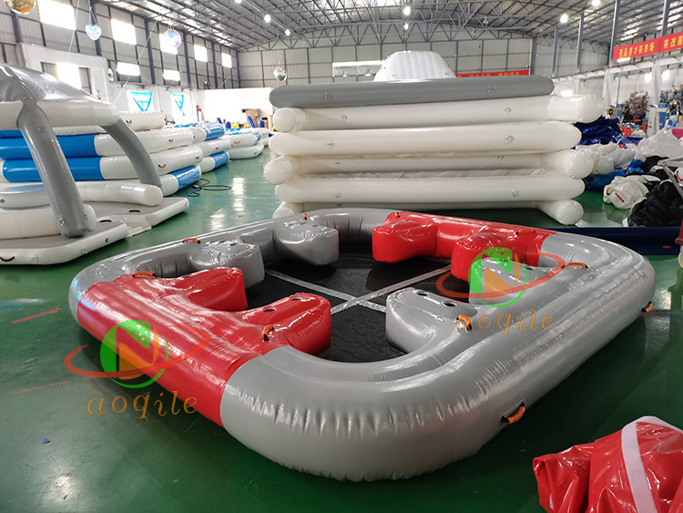 Nuevo Equipo inflable de entretenimiento acuático para fiesta de verano, plataforma de isla flotante para ocio acuático, muelle