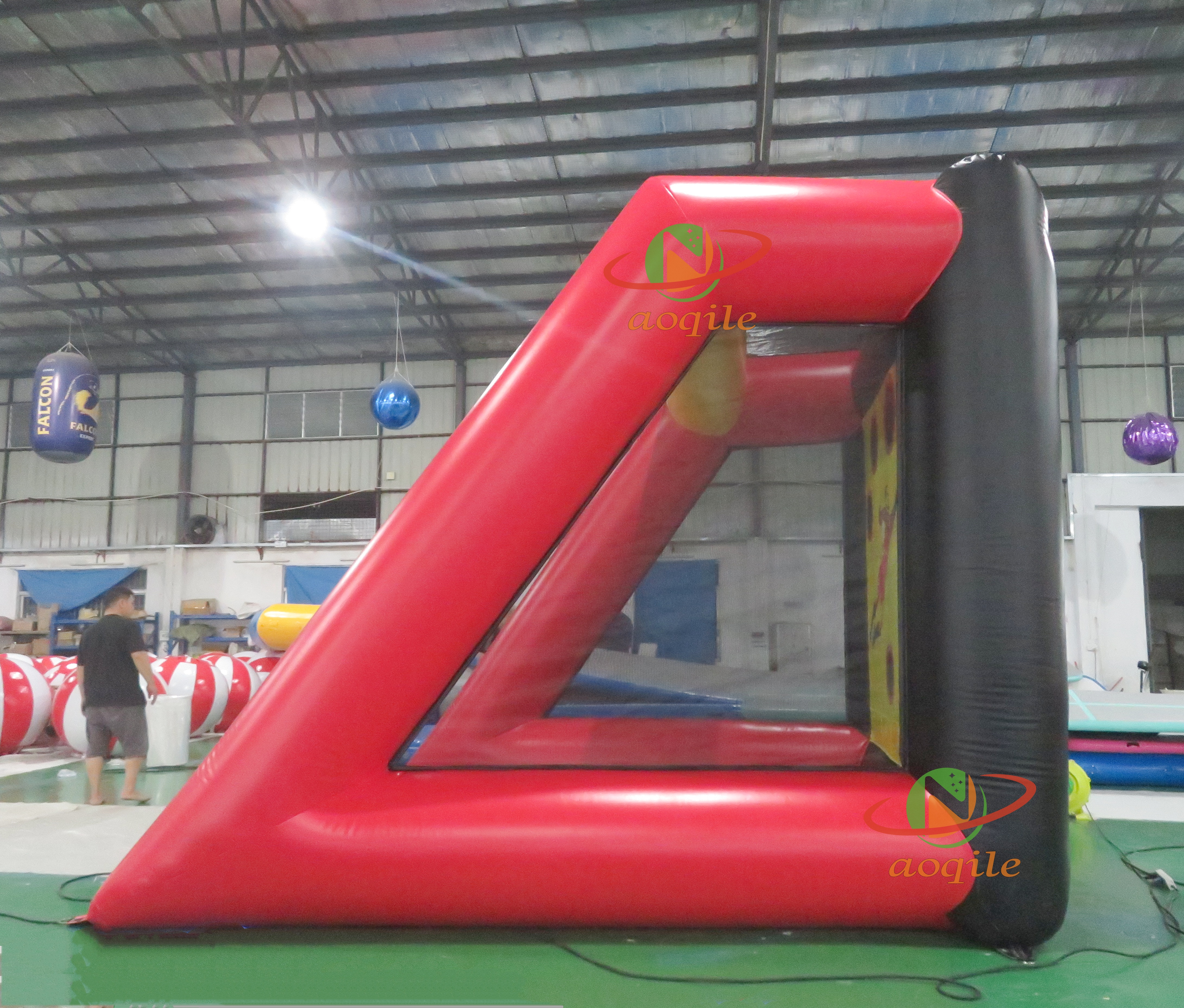 Marco de fútbol inflable personalizado de alta calidad