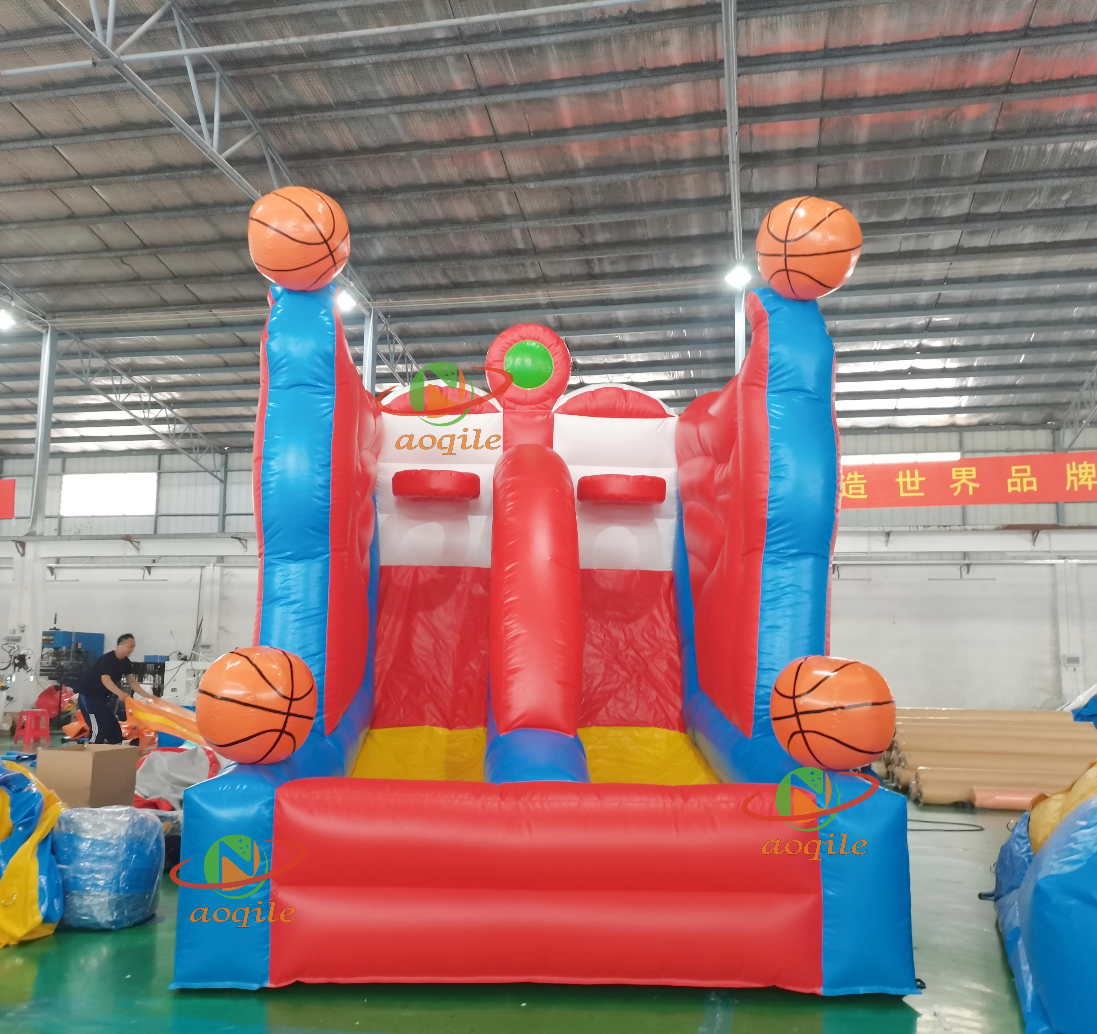 Equipo de entretenimiento con marco de baloncesto inflable para interiores y exteriores de alta calidad