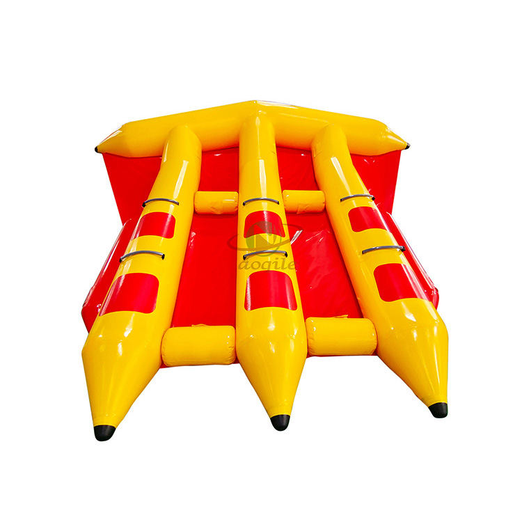 Venta al por mayor de deportes acuáticos inflables Banana Boat tubo inflable de pez volador remolcable